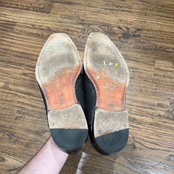 Mezlan Fratello Split Toe Derby Oxford Pebbled Leather patent size 10 - Picture 3 of 5